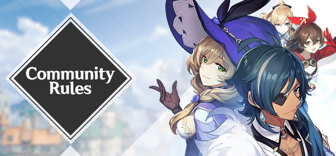 Notice Mihoyo Community Rules Genshin Impact Official Community