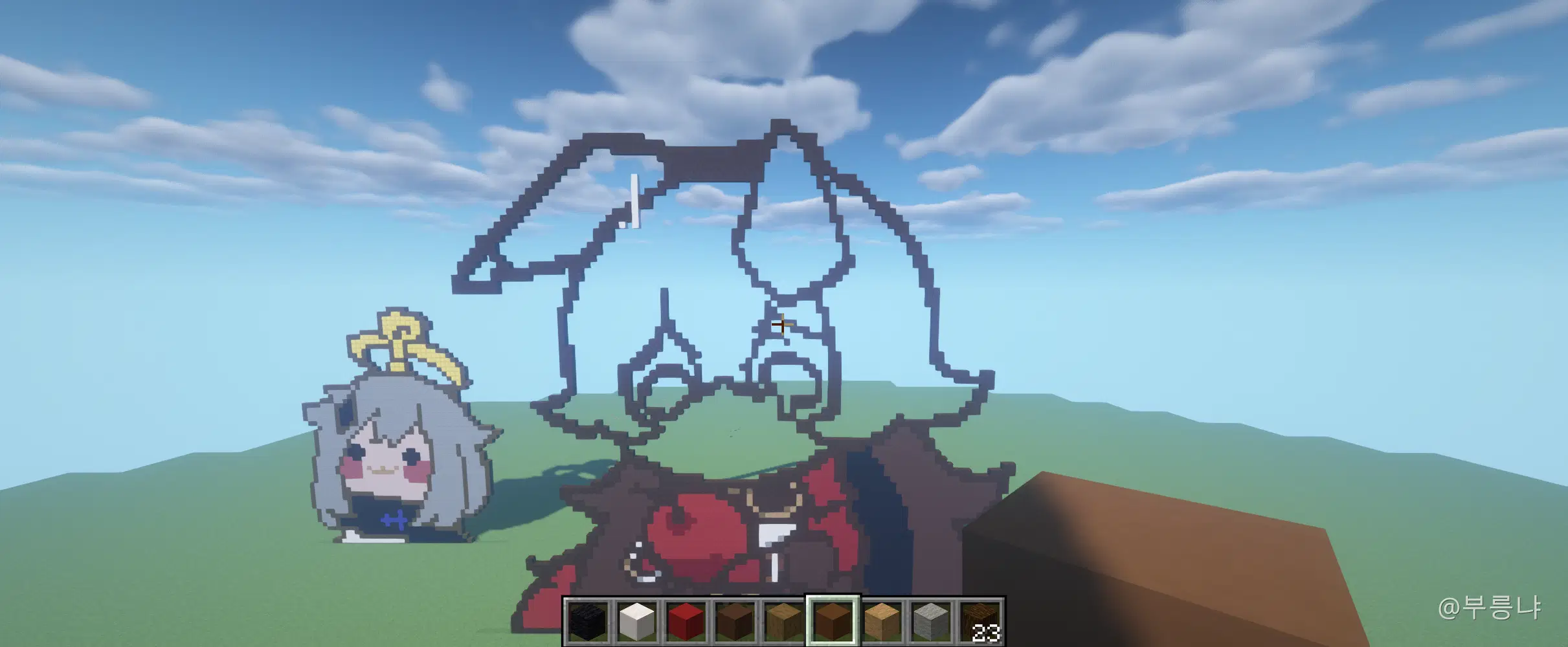 마인크래프트로 만든 원신 아이콘 Genshin Impact | HoYoLAB