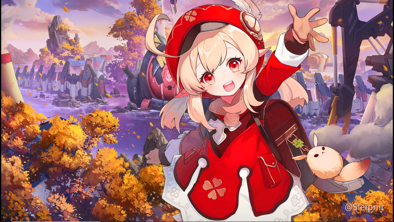 Live Wallpaper Klee Genshin Impact Official Community