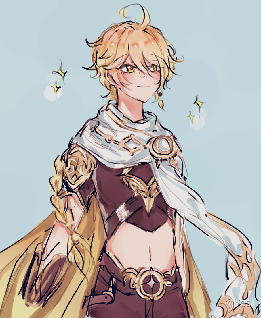aether doodle Genshin Impact | HoYoLAB
