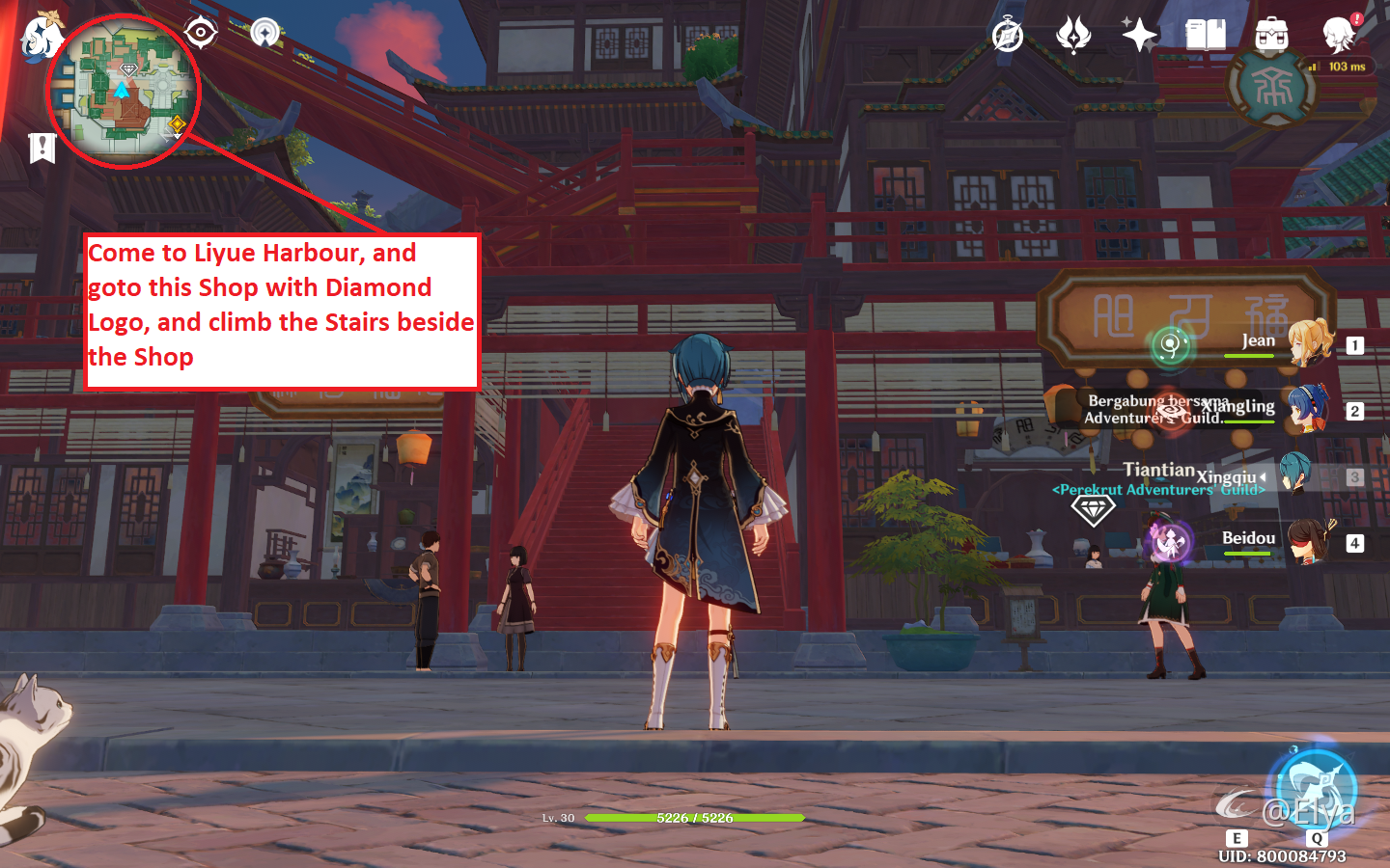 Location Explore 3 Bank at Liyue Harbour (Free 200.000) Mora ! Genshin Impact HoYoLAB