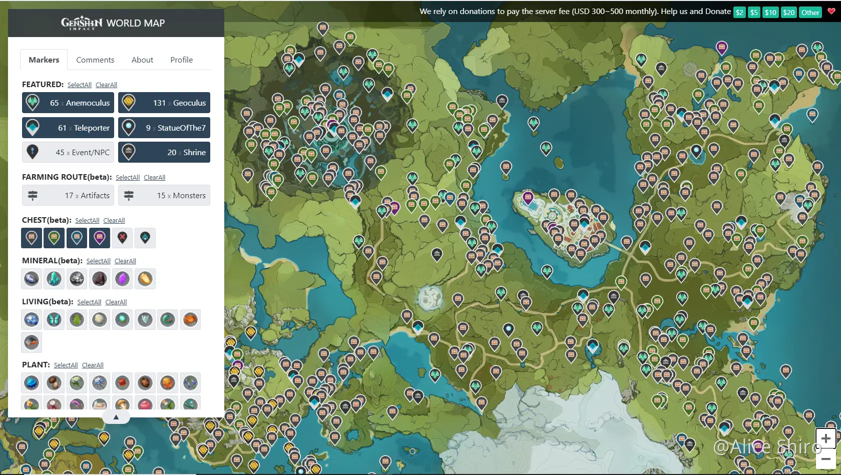 🌏Interactive Teyvat map is Awesome🌏ALL LEGENDARY CHEST LOCATION 