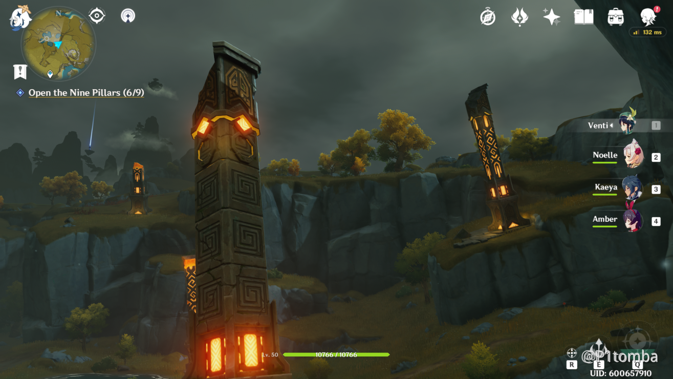 Quest bug Open the nine pillars Genshin Impact HoYoLAB