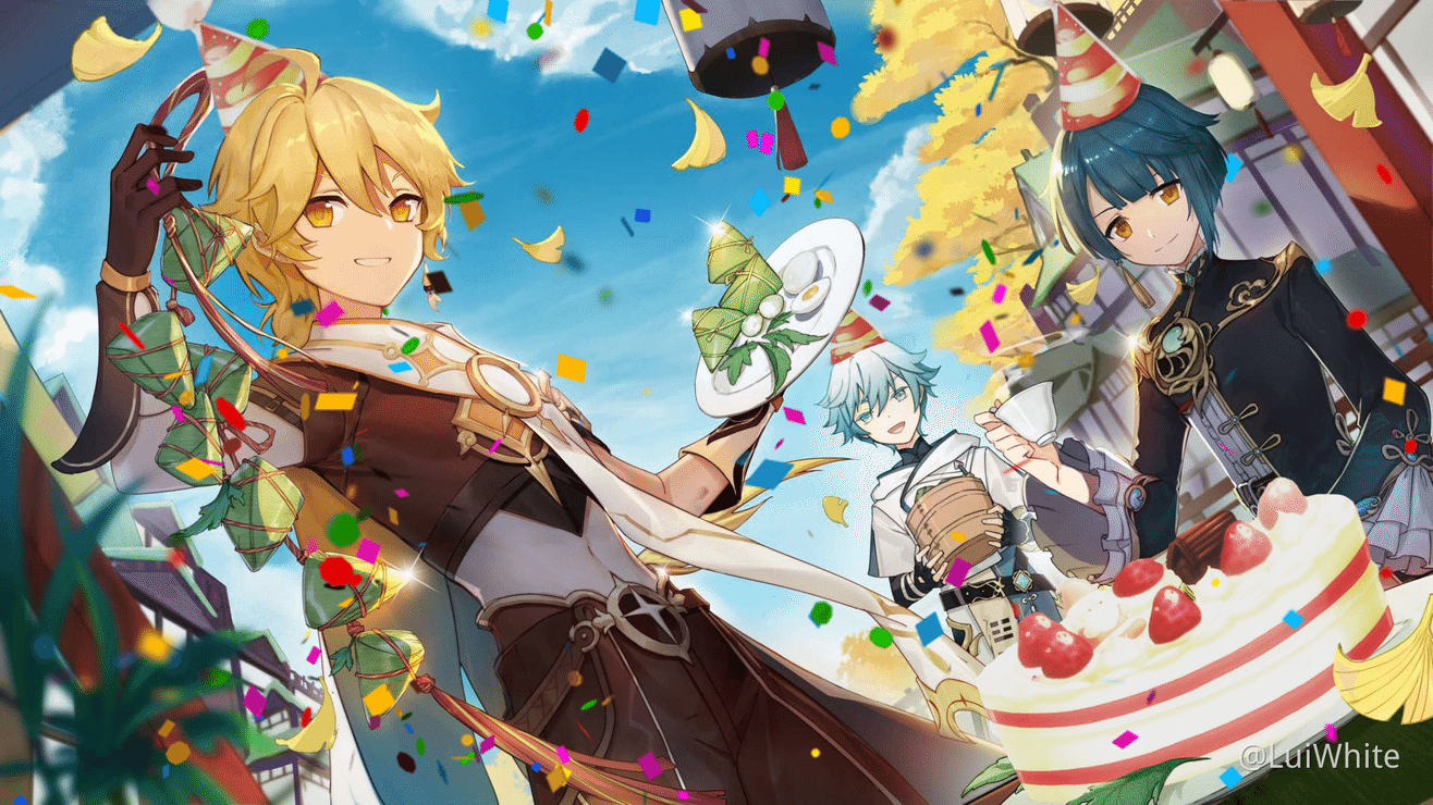 Today Is The Birthday Of Xingqiu Genshin Impact Official Community