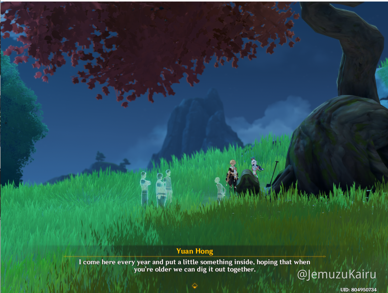 The tree who stands alone quest is so wholesome Genshin Impact HoYoLAB