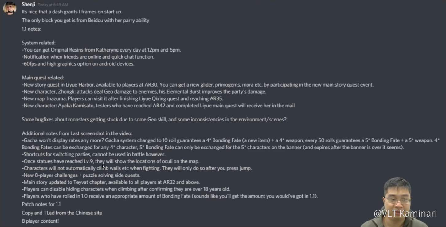 Is There Any Validity To This Supposed Leak Genshin Impact Official Community