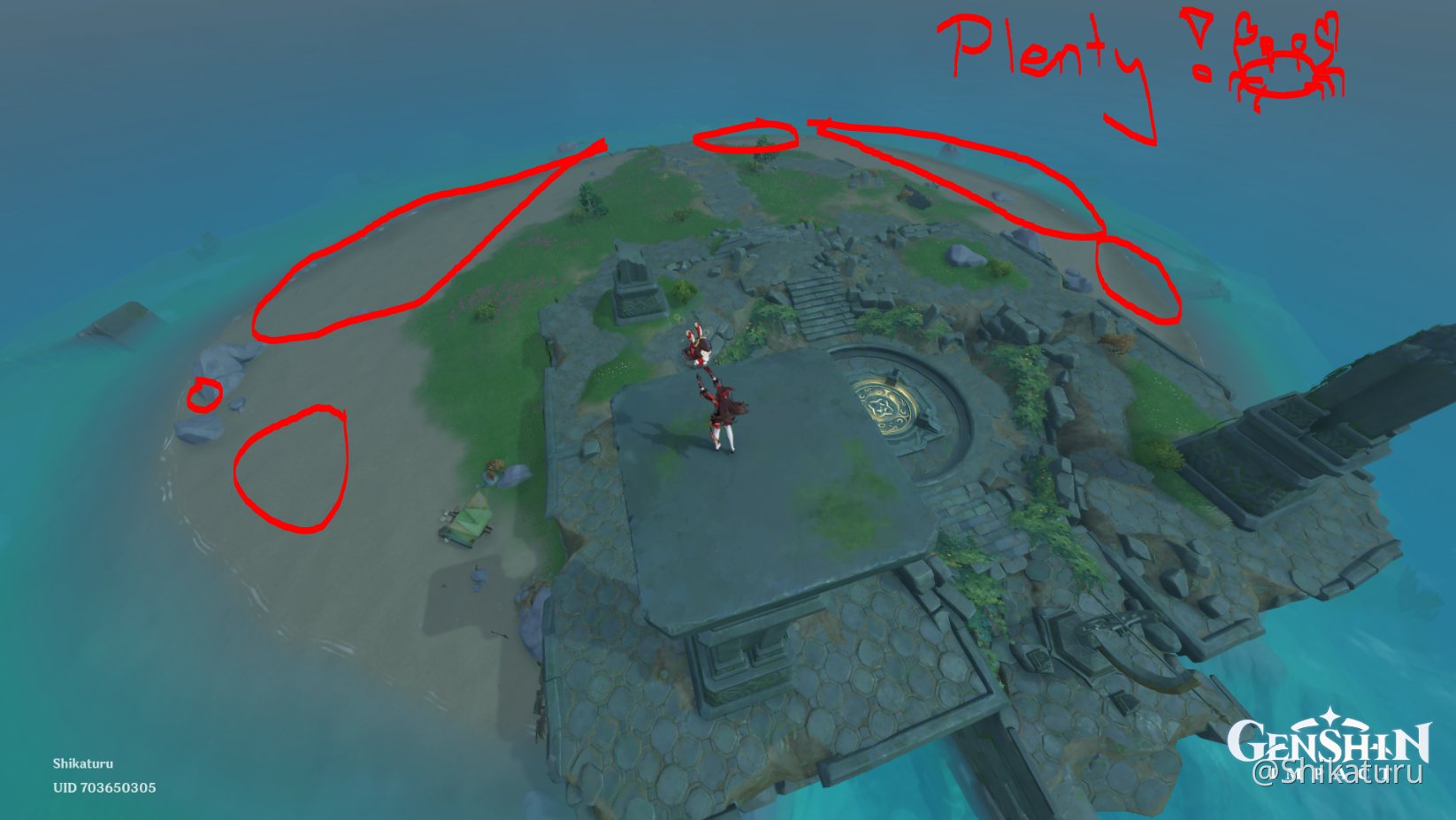 Finding Crabs Guide " Genshin Impact HoYoLAB