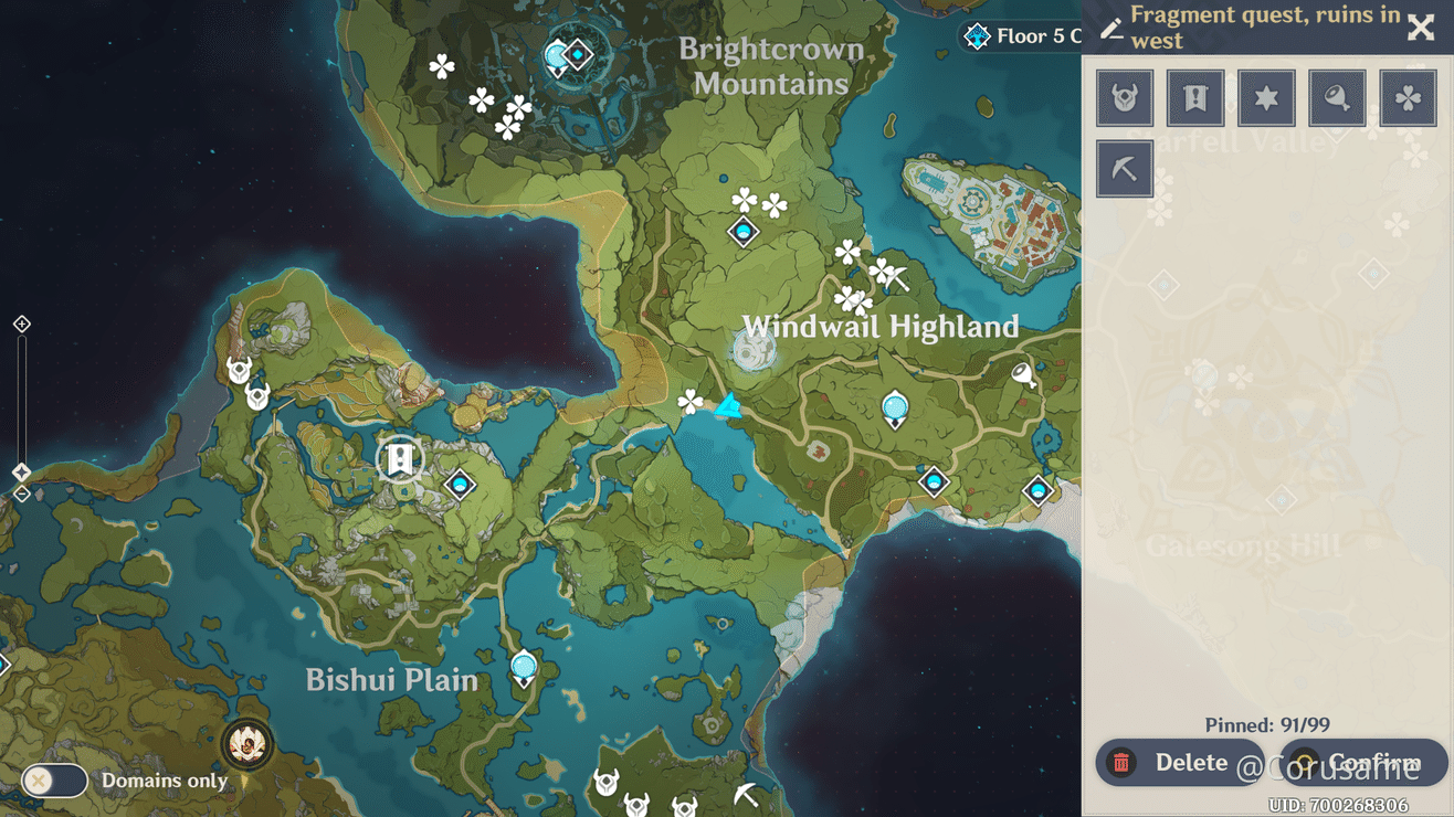 Bug I Created This Pin On The Map And Now I Can T Delete It Genshin Impact Official Community