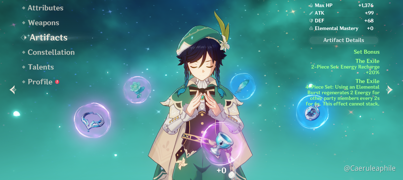 [HELP] Venti Artifacts Genshin Impact HoYoLAB