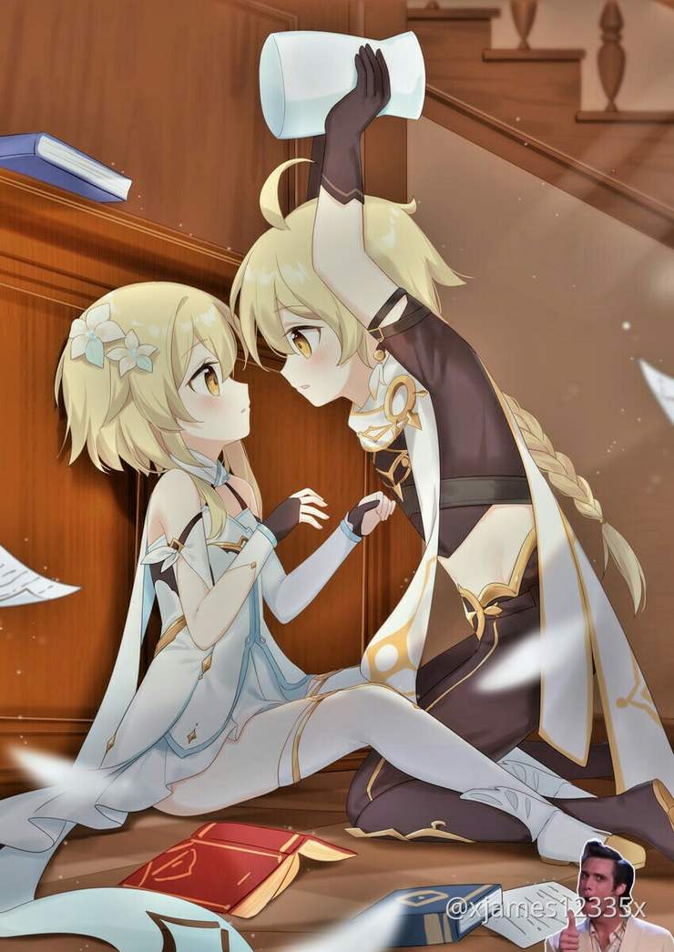 Me And Lumine Genshin Impact Official Community