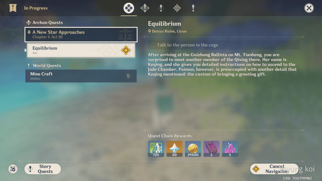 Having A Problem With The New Equilibrium Quest Genshin Impact Official Community