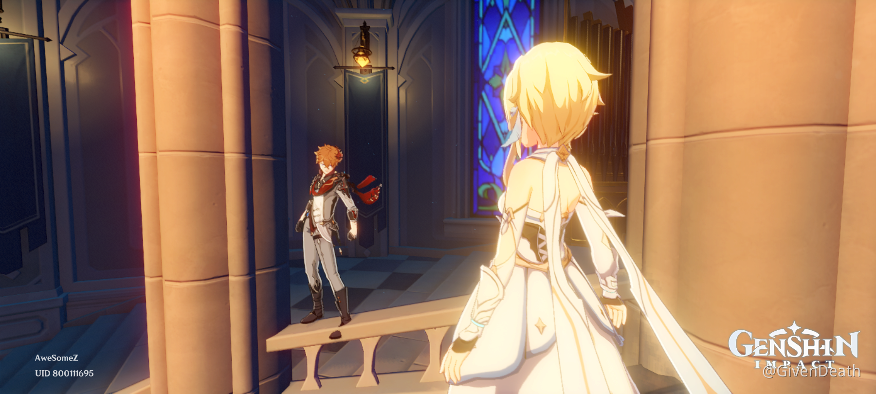 For You who Board Childe x Lumine Ship ( IN GAME PHOTOSHOOT) Genshin Impact HoYoLAB