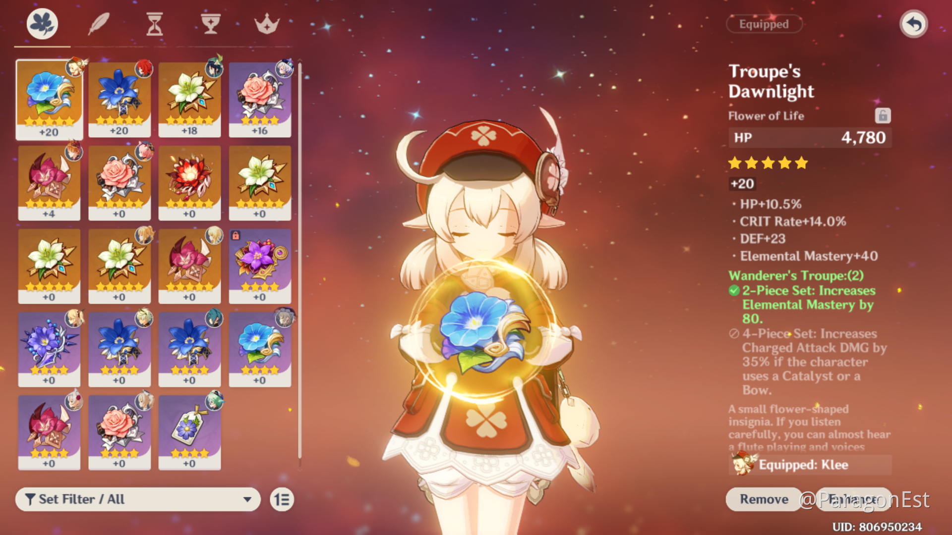 Post Your RNGOD ARTIFACT ROLL HERE TO FLEX SO EVERYONE IN THE WORLD CAN