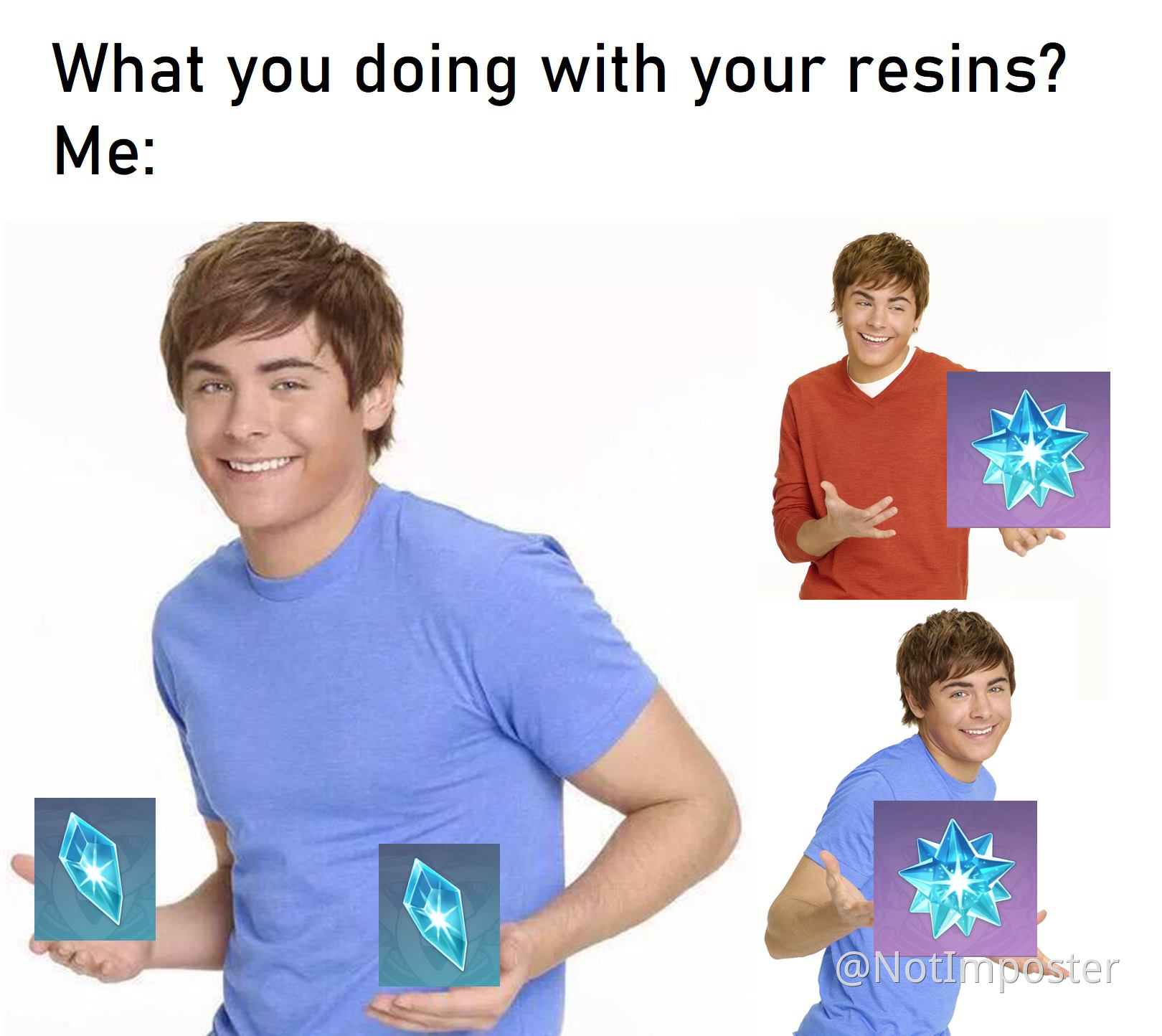 [Meme] About resins... Genshin Impact HoYoLAB