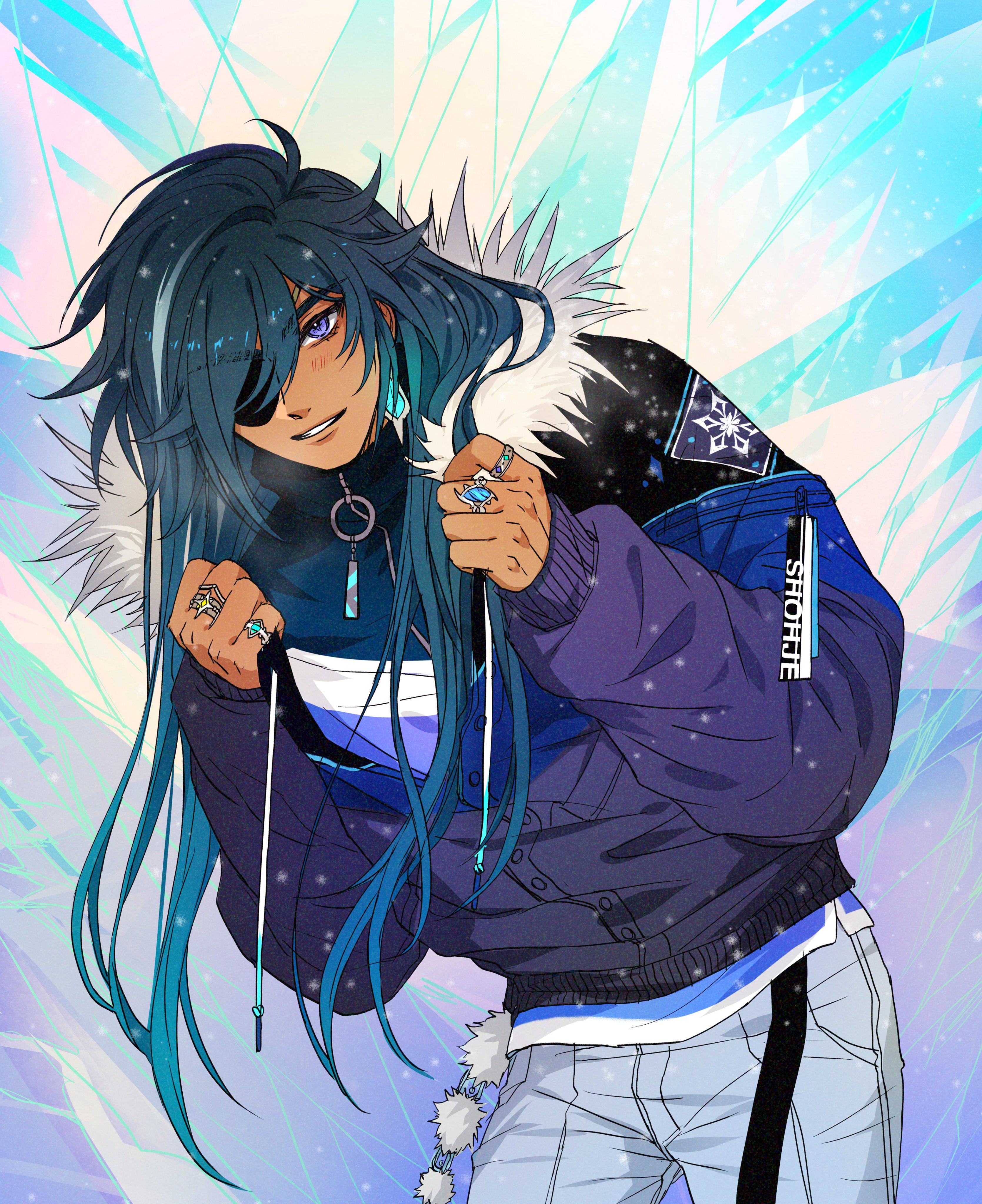 Keyea Kaeya In Winter Casual Art Genshin Impact | HoYoLAB