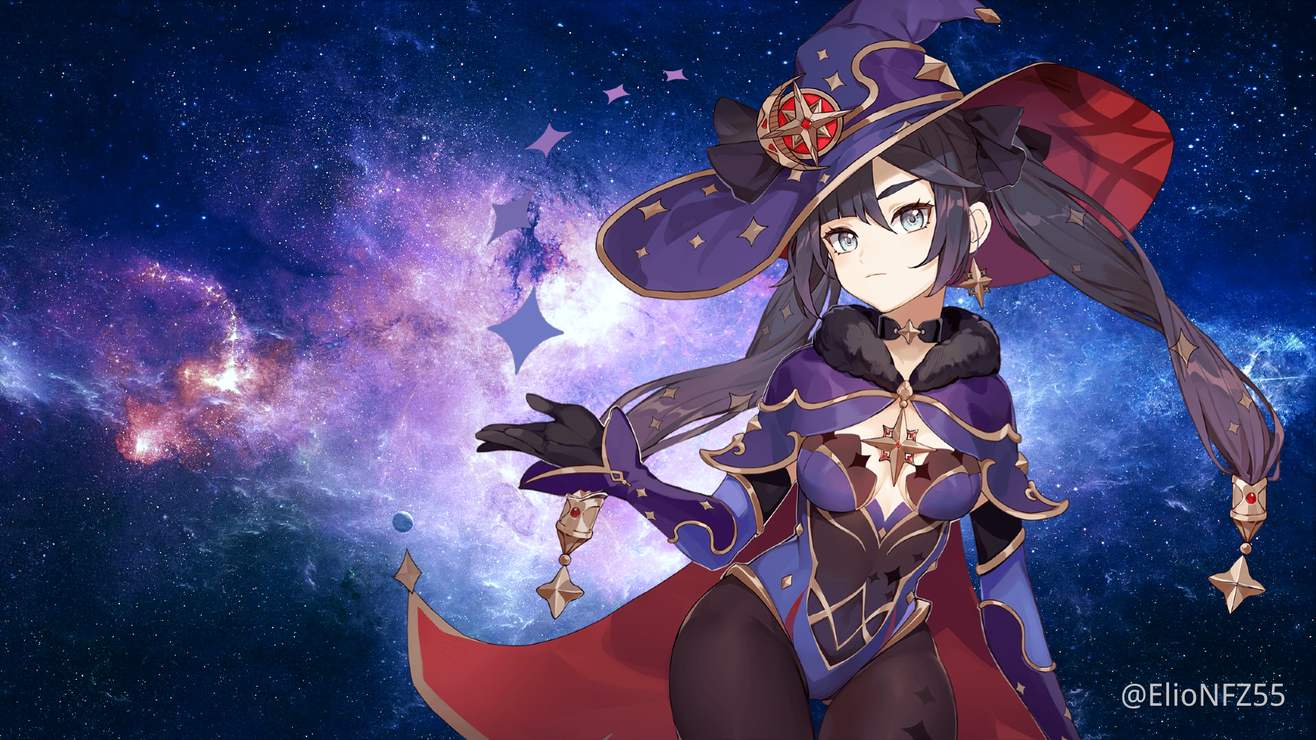 Mona Genshin Impact Official Art