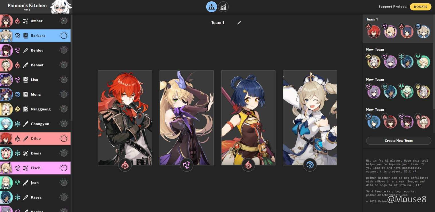 Welcome To Paimon S Kitchen Powerful Damage Calculator Genshin Impact Official Community