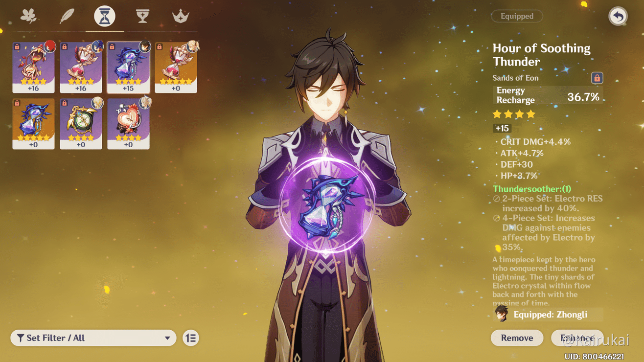 My Zhongli Build Support Genshin Impact Official Community