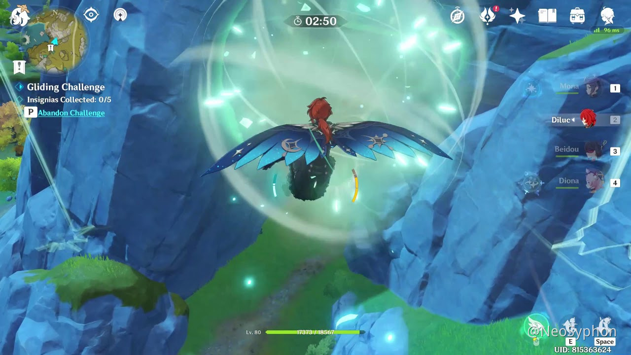 Video on Wind Gliding Challenge Genshin Impact HoYoLAB