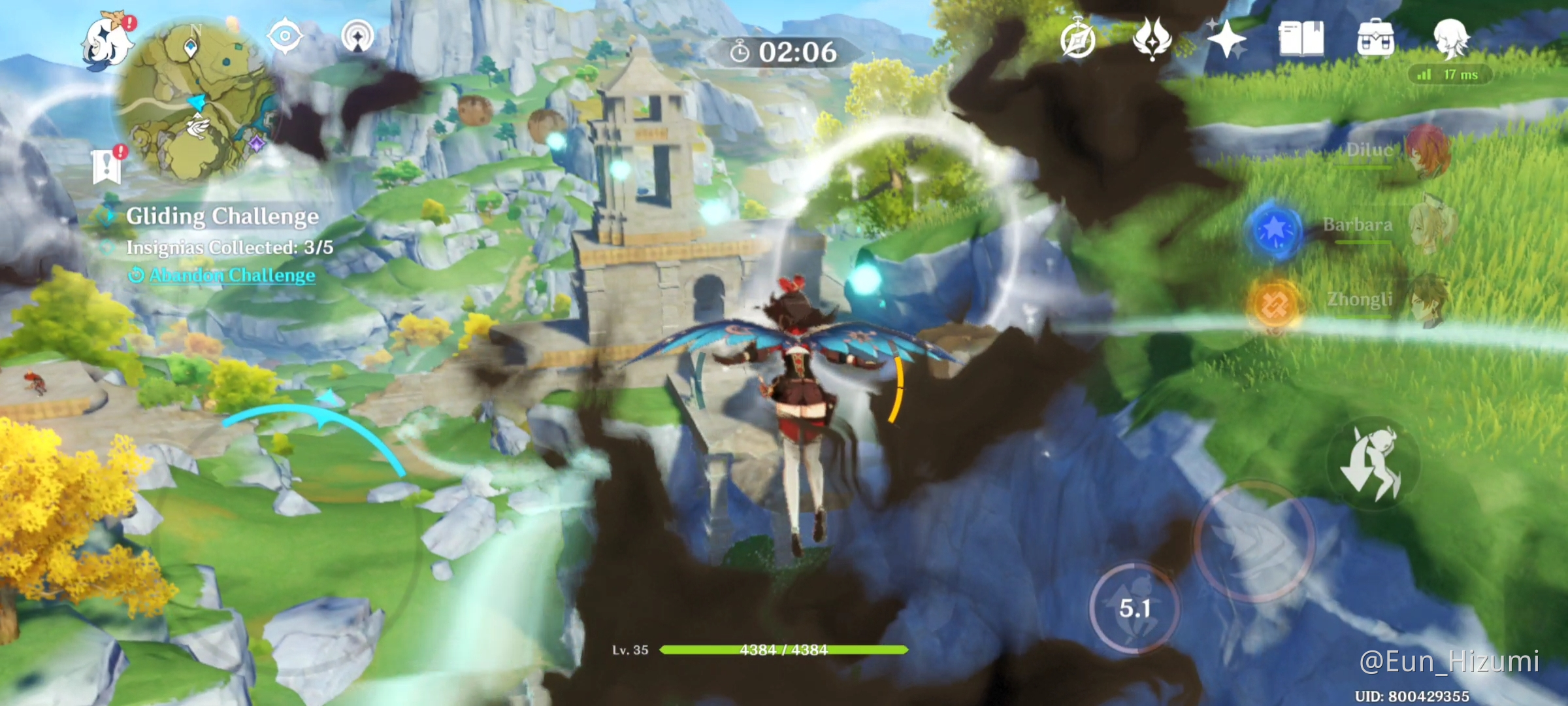 Gliding Challenge Day 5 Genshin Impact HoYoLAB