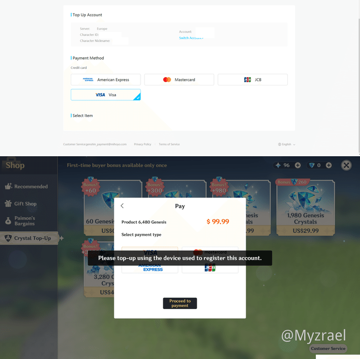 Cant Top Up Using Pc Browser Player Community