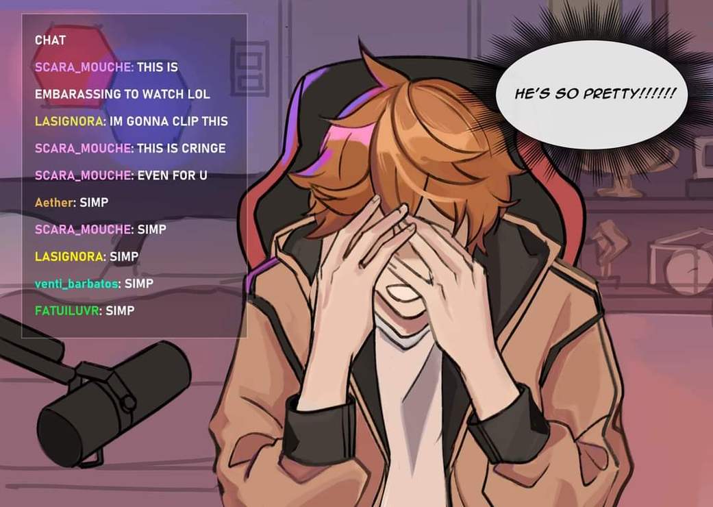 If Zhongli And Childe Were Game Streamers Genshin Impact Official Community
