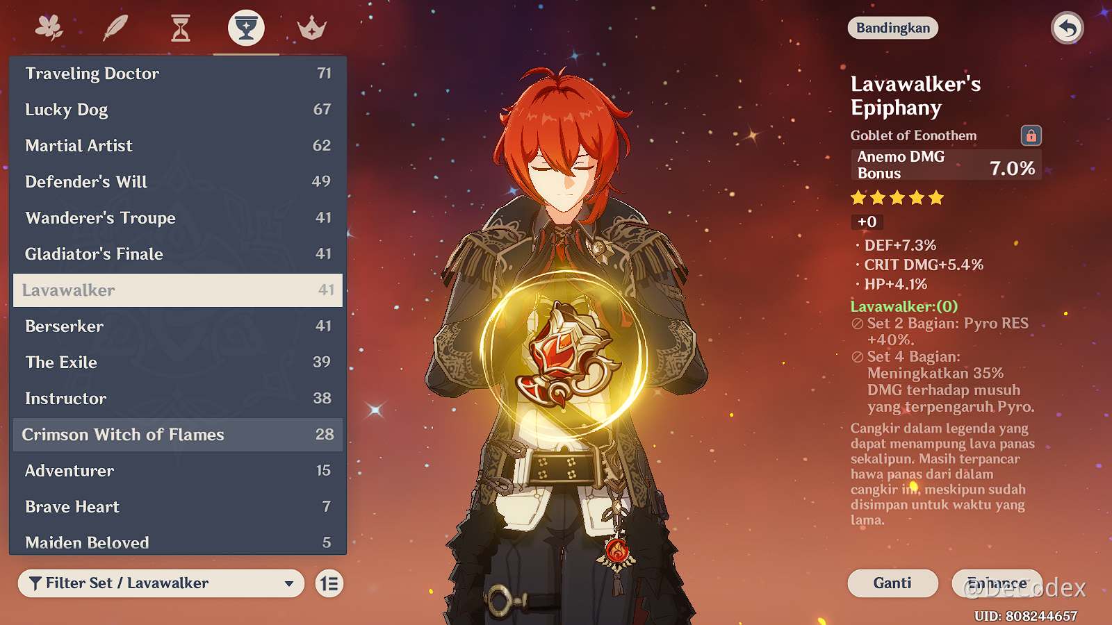 why every gold i got is a lavawalker ? Genshin Impact HoYoLAB