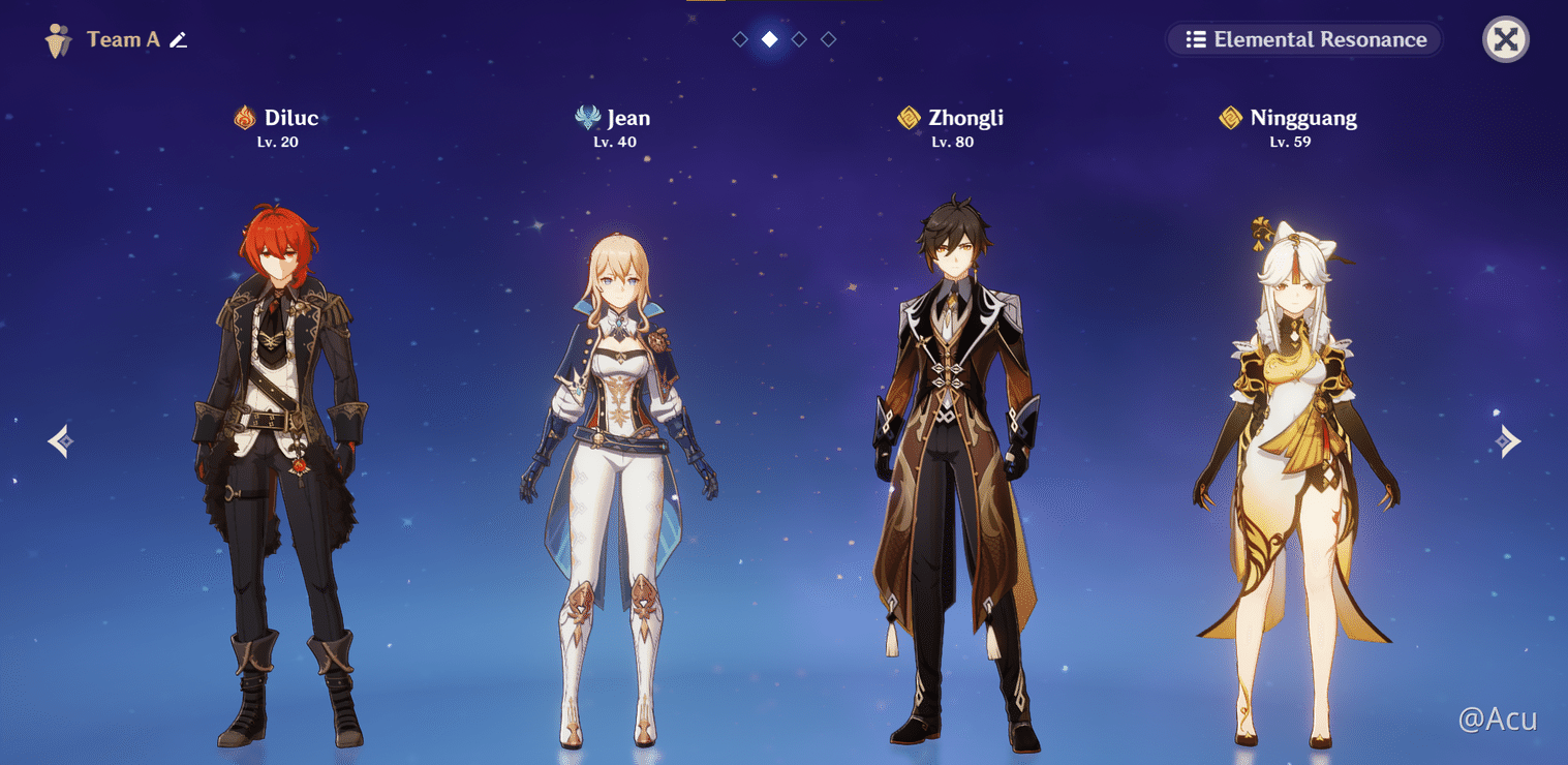 Advice Needed On Team Composition Diluc With Zhongli Genshin Impact Official Community