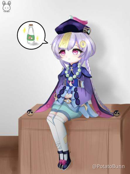 Cocogoat Qiqi Qiqi Genshin Impact Fanart Qiqi Genshin Impact Official Community qiqi genshin impact official community