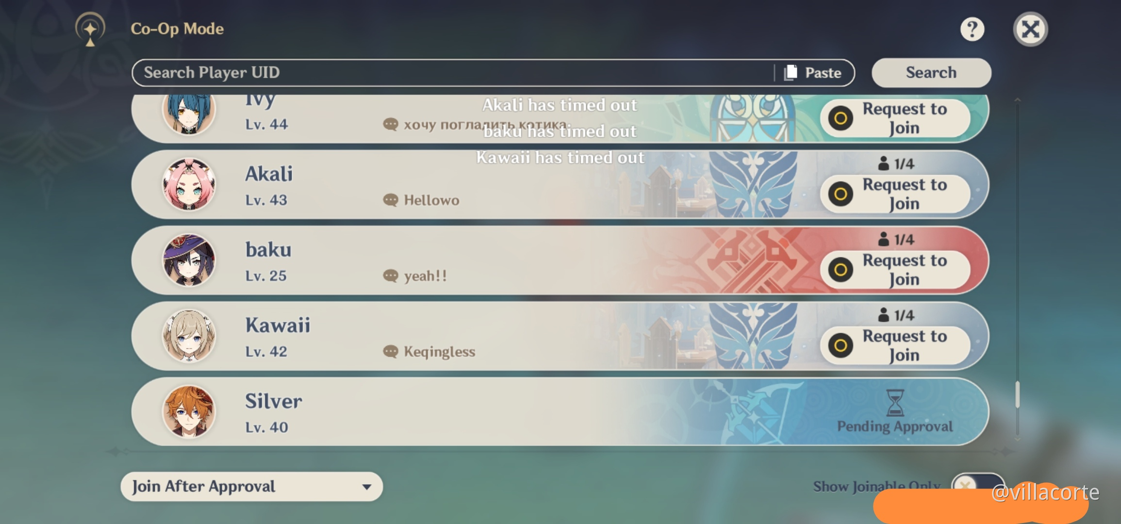 Can't do co-op (HELP) Genshin Impact | HoYoLAB