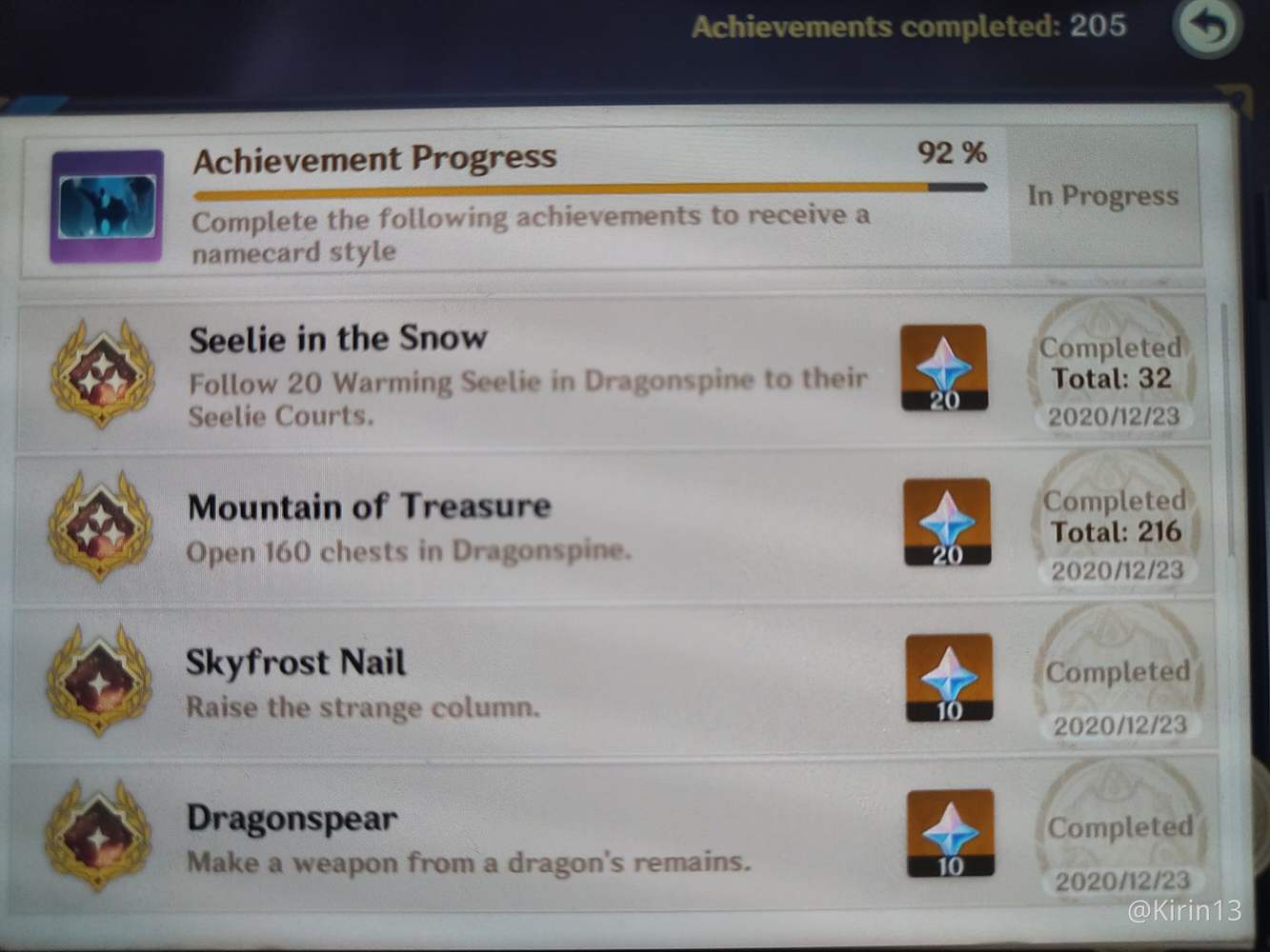 how many Chest in dragonspine? Genshin Impact HoYoLAB