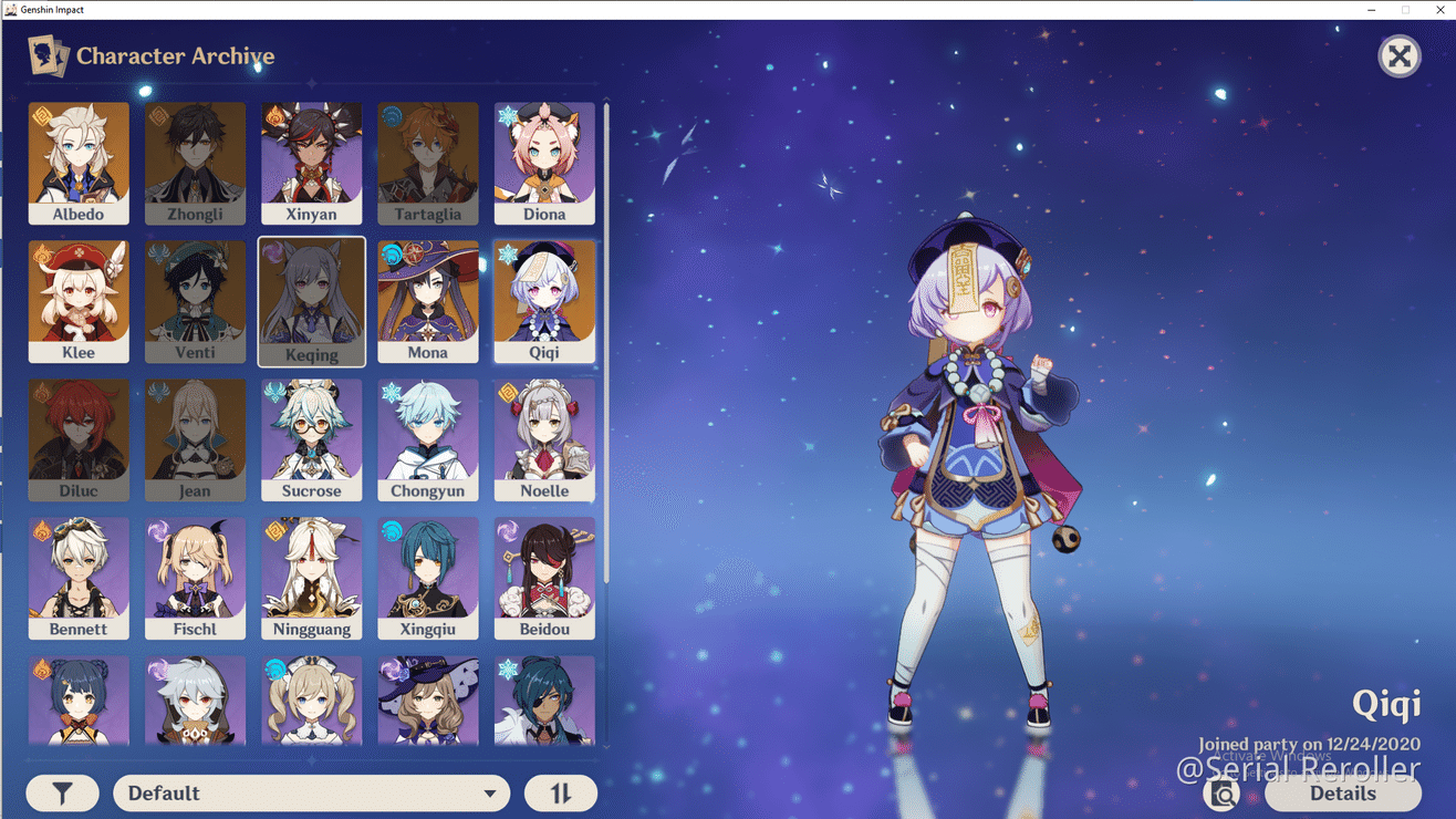 F2P With 5 Five Star Characters Merry Christmas Everyone Genshin 
