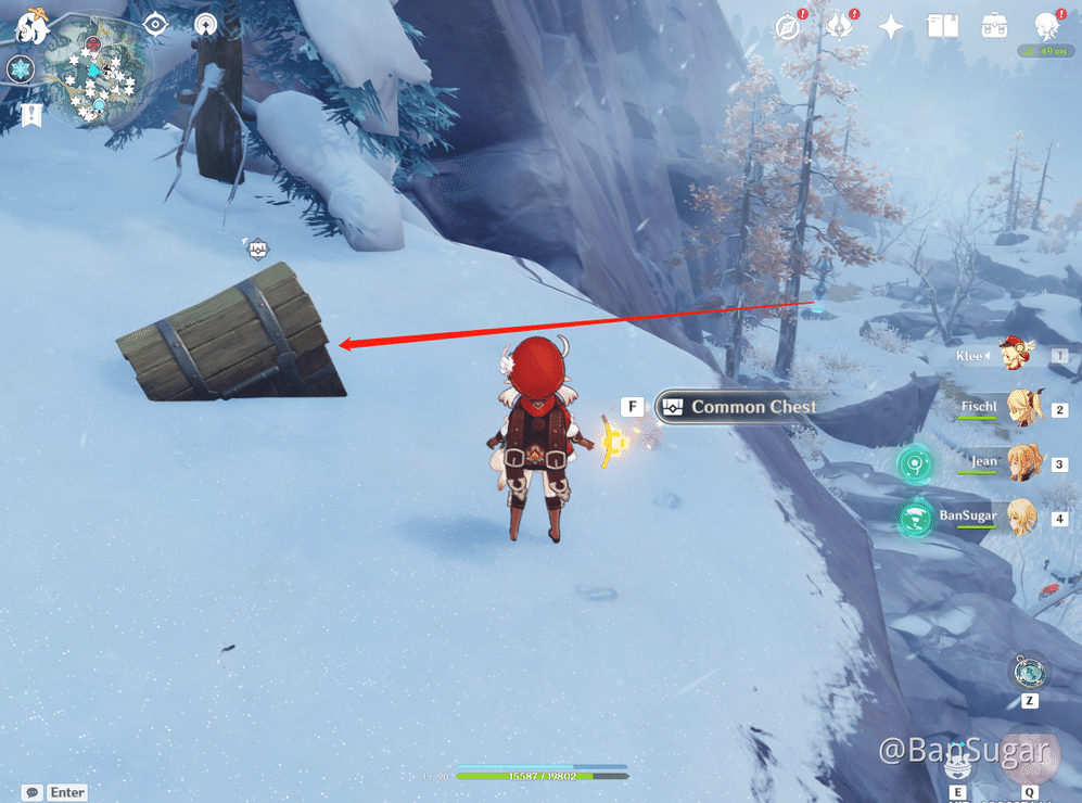 [Guide] DragonSpine Chest Route (3555) Genshin Impact HoYoLAB