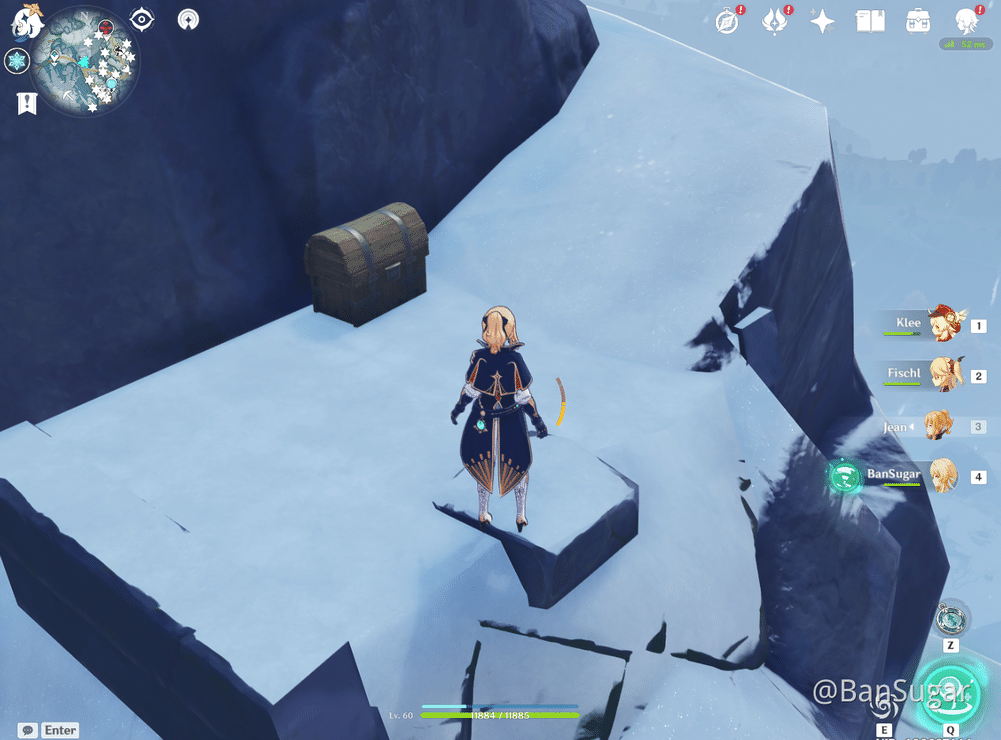 [Guide] DragonSpine Chest Route (3555) Genshin Impact HoYoLAB