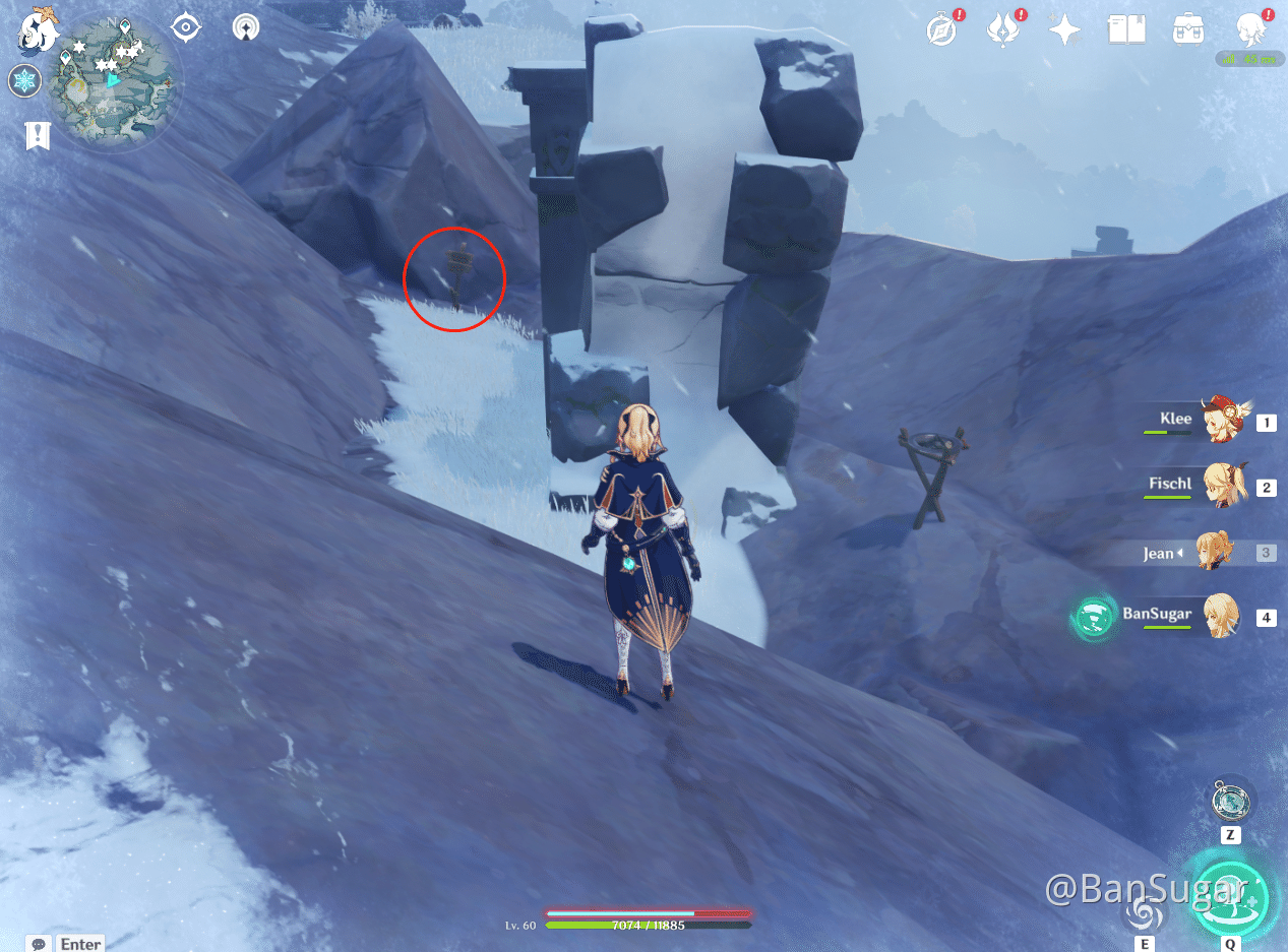 [Guide] DragonSpine Chest Route (7494) Genshin Impact HoYoLAB