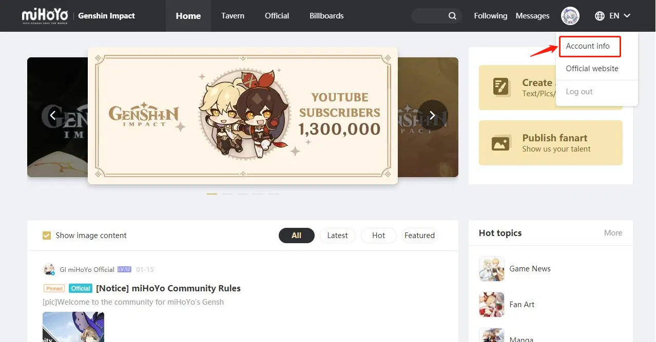 HoYoLAB Community（1.5 version）New Function Introduction | HoYoLAB