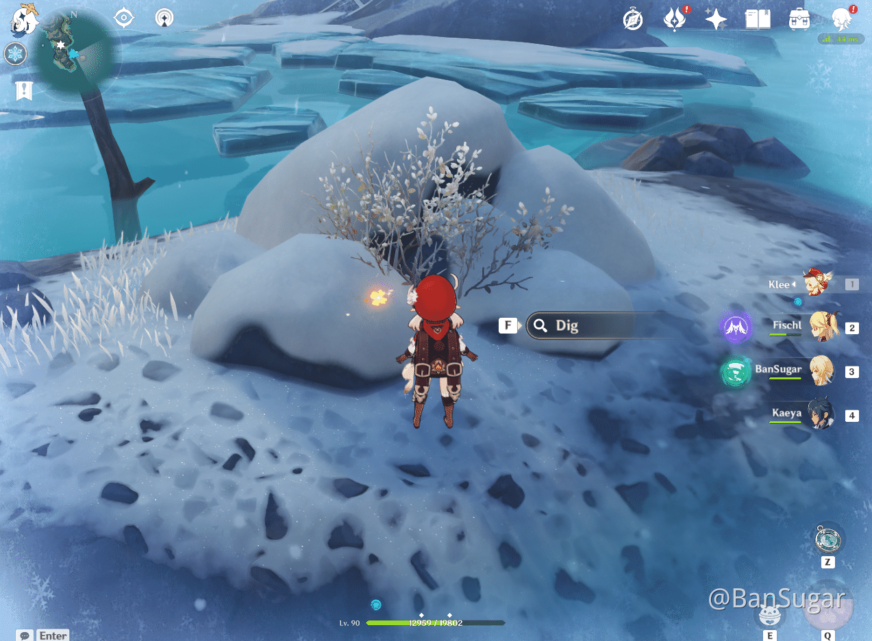 [Guide] DragonSpine Chest Route (132159) Genshin Impact HoYoLAB