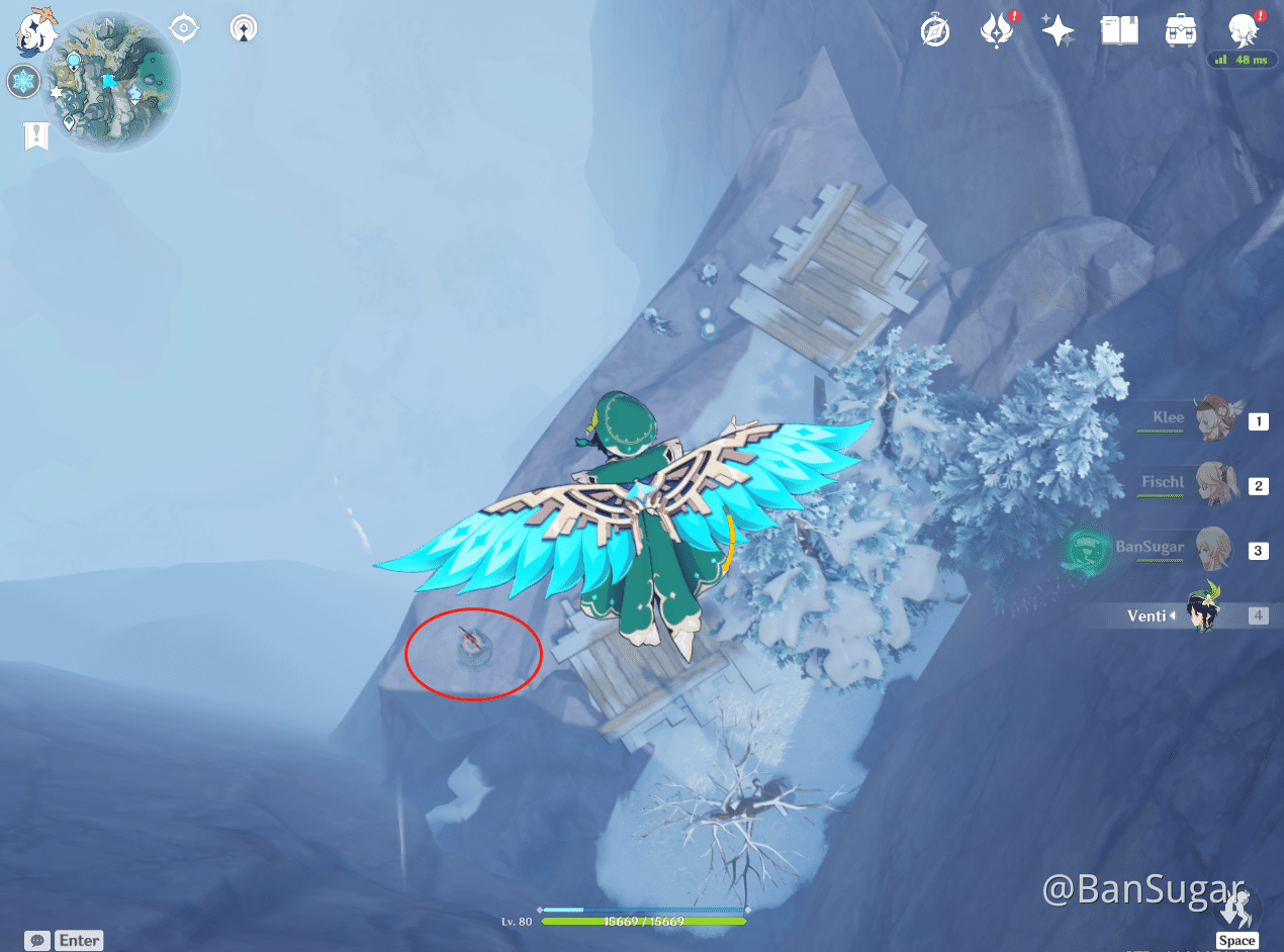 [Guide] DragonSpine Chest Route (217242) Genshin Impact HoYoLAB