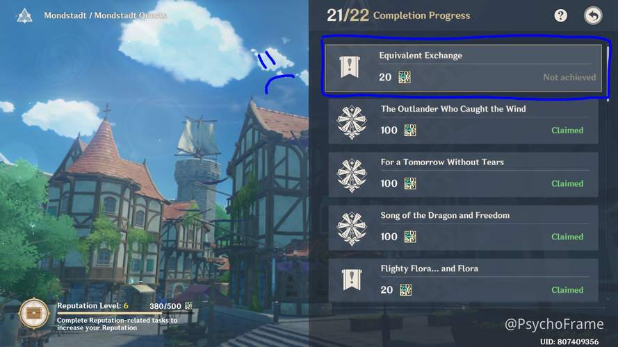 Equivalent Exchange Bug Genshin Impact Official Community
