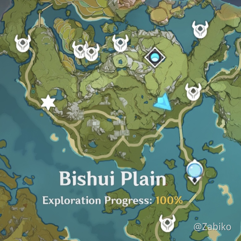 Bishui Plain Exploration Progress 100 Genshin Impact HoYoLAB