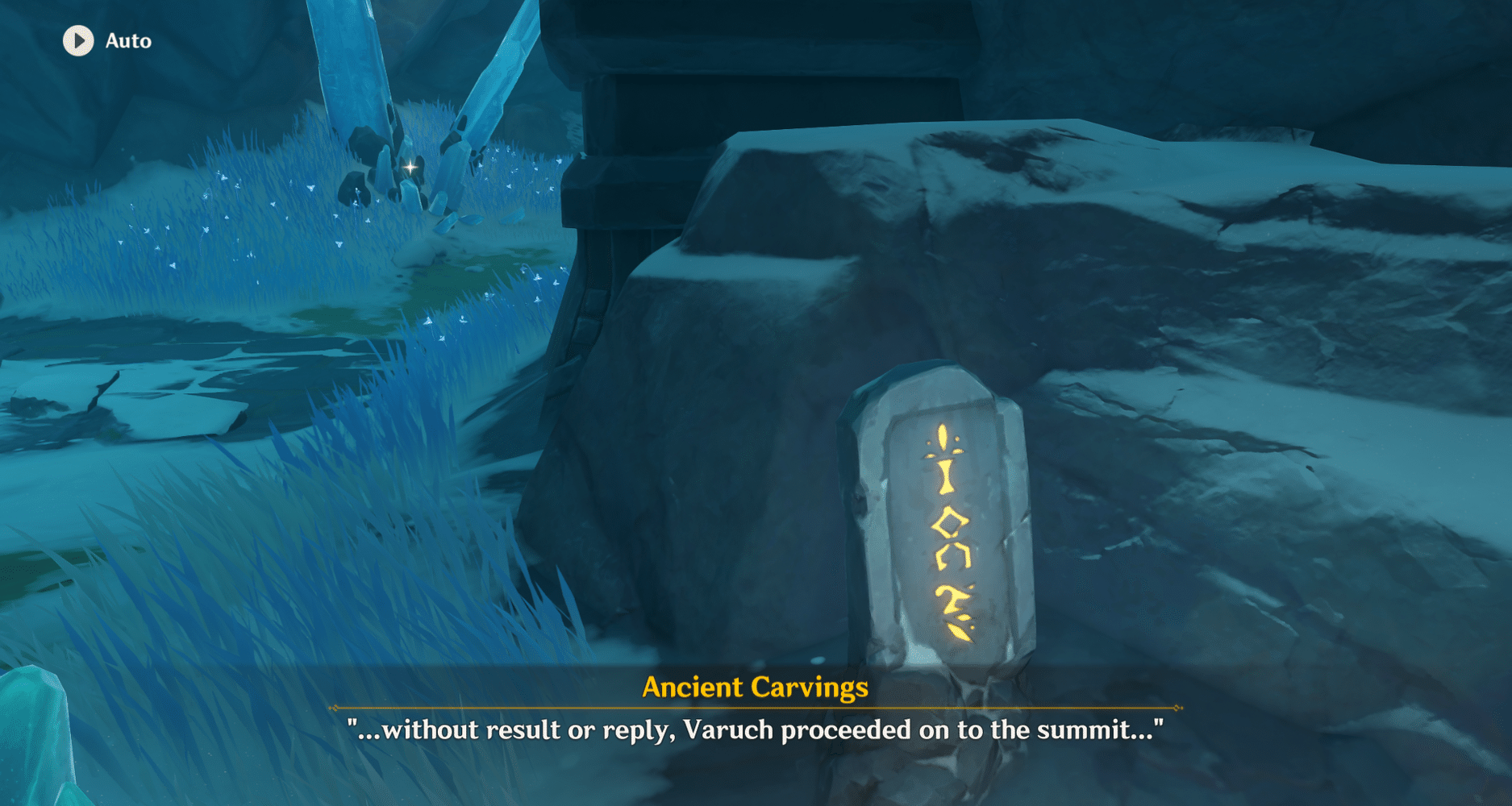 Ancient Carvings (All eight at Dragonspine) Genshin Impact HoYoLAB