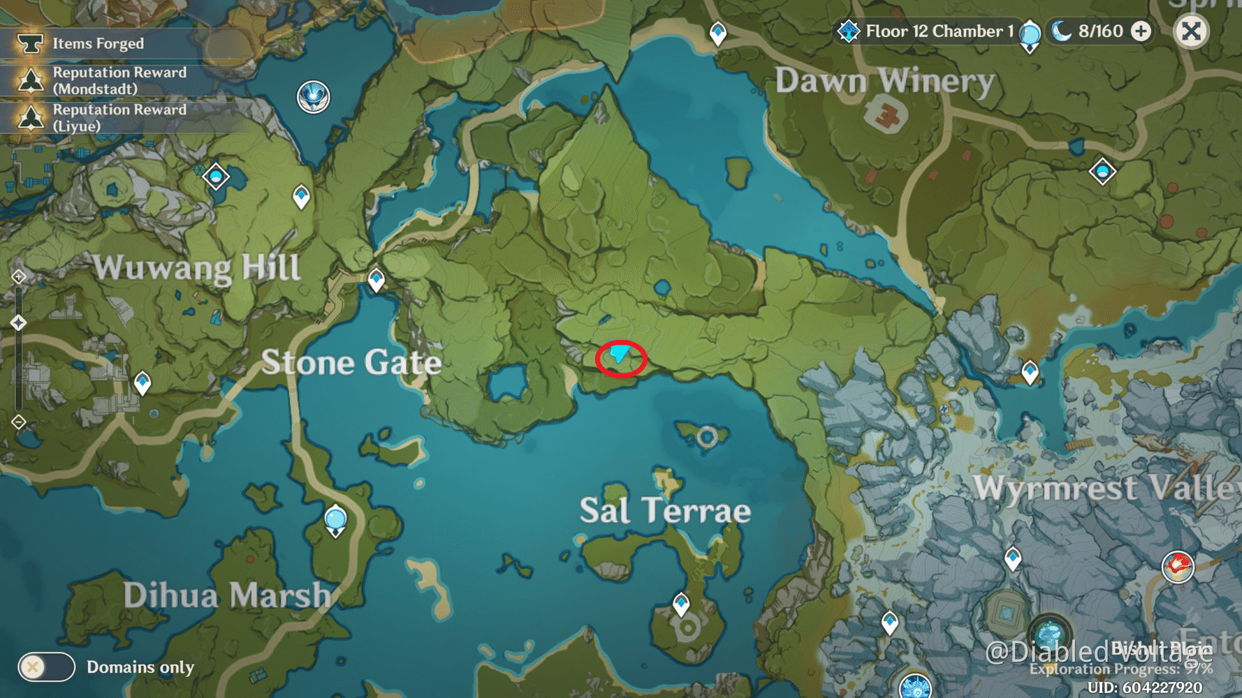 1 Precious Chest and 2 Exquisite Chests North of Sal Terrae Genshin