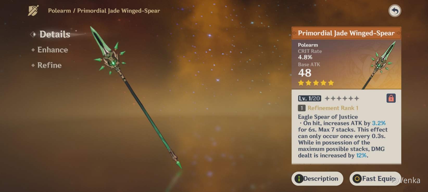 Is this Primordial Jade good for Mr. Zhongli? Genshin