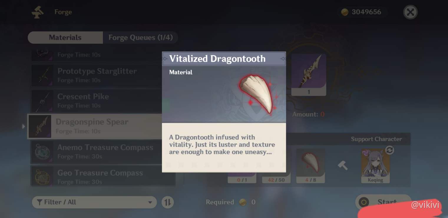 Genshin Impact Strange Tooth Location Guide