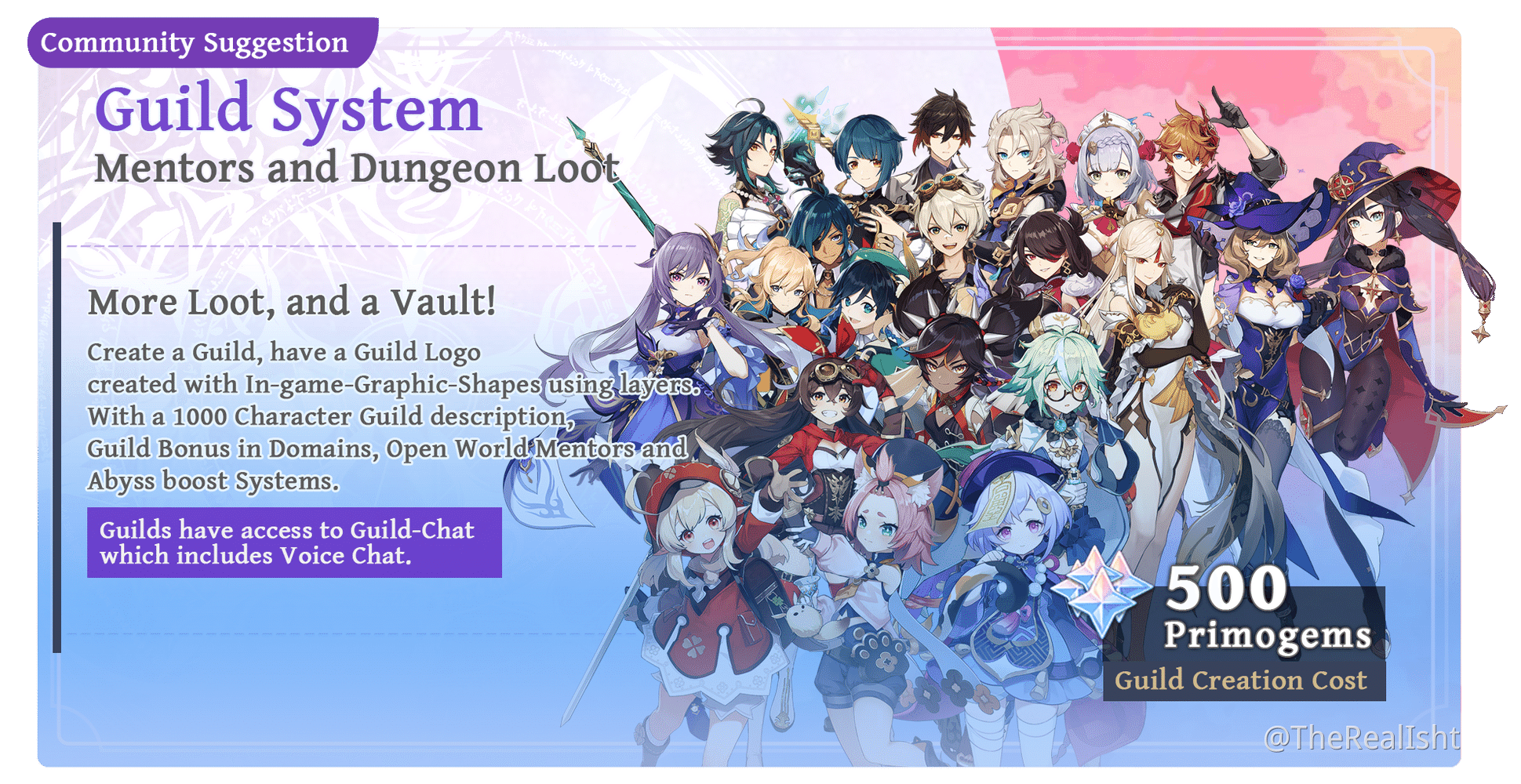 [SUGGESTION] Guilds Genshin Impact HoYoLAB