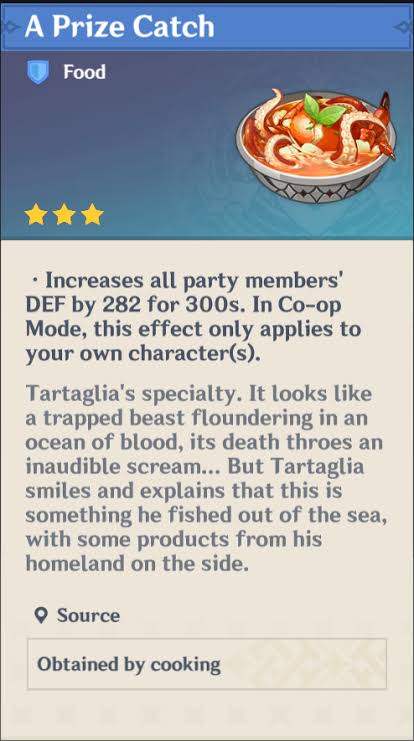 Character Bonus Special Dish Genshin Impact Official Community