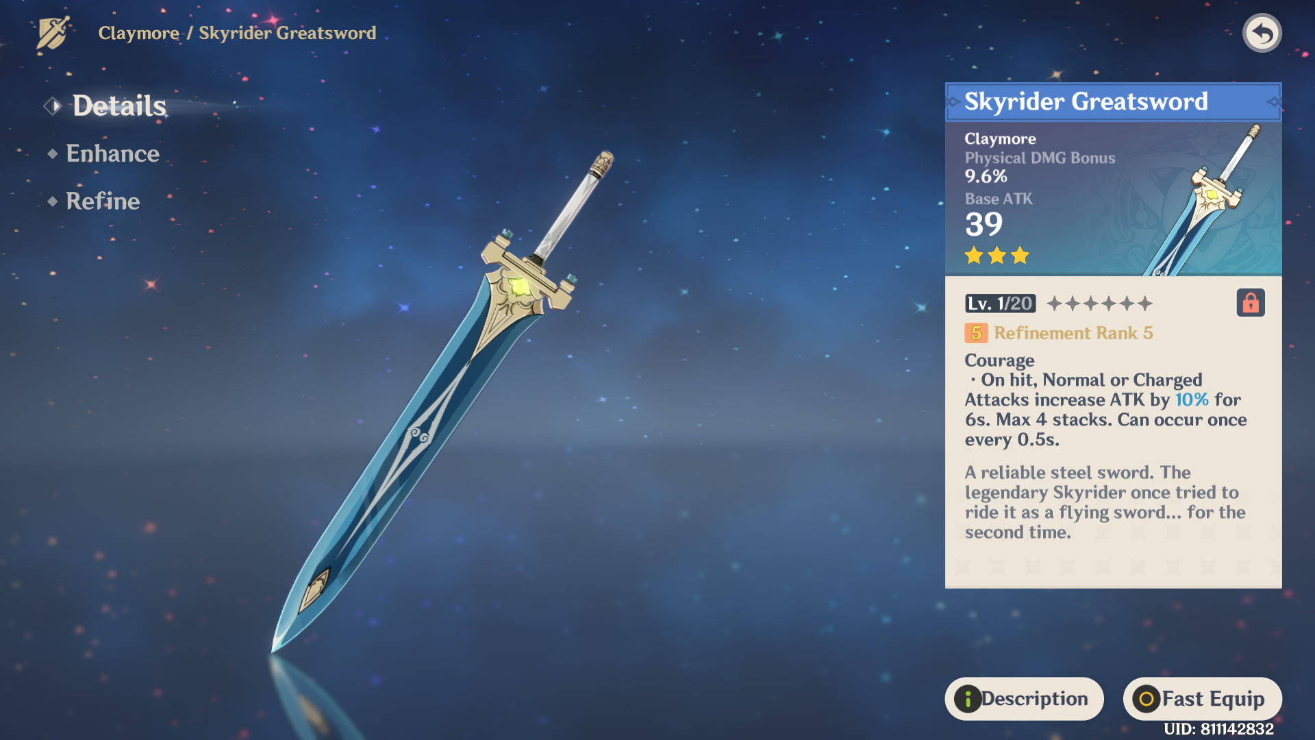 最終値下げ★展示品★希少★SpeaR Claymore-Paychedelic★ Just a quick question. Is this weapon worth for claymore users