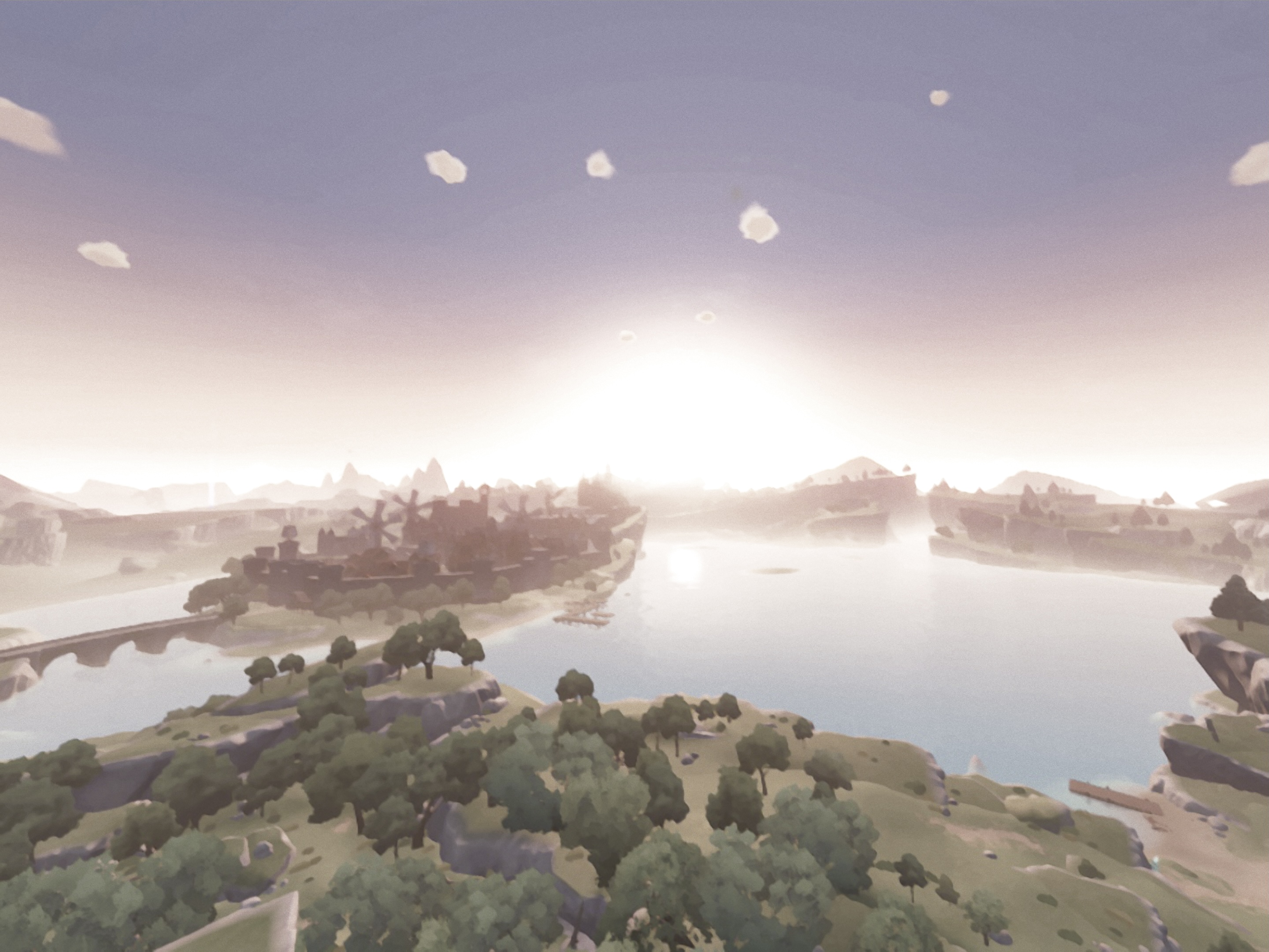 Cider lake view Genshin Impact HoYoLAB