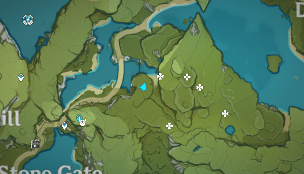 Bishui plain waypoint genshin impact