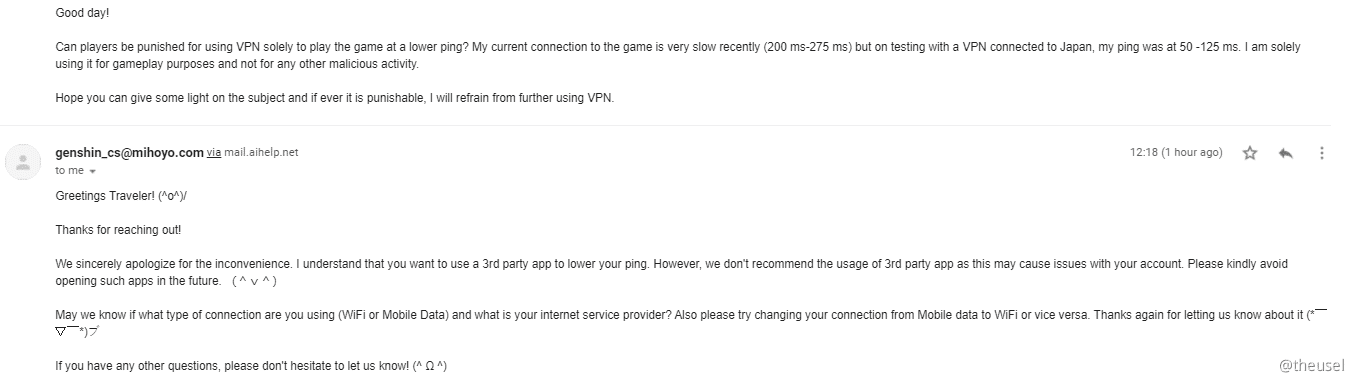 High Latency To Asia Server Resolved Genshin Impact Official Community